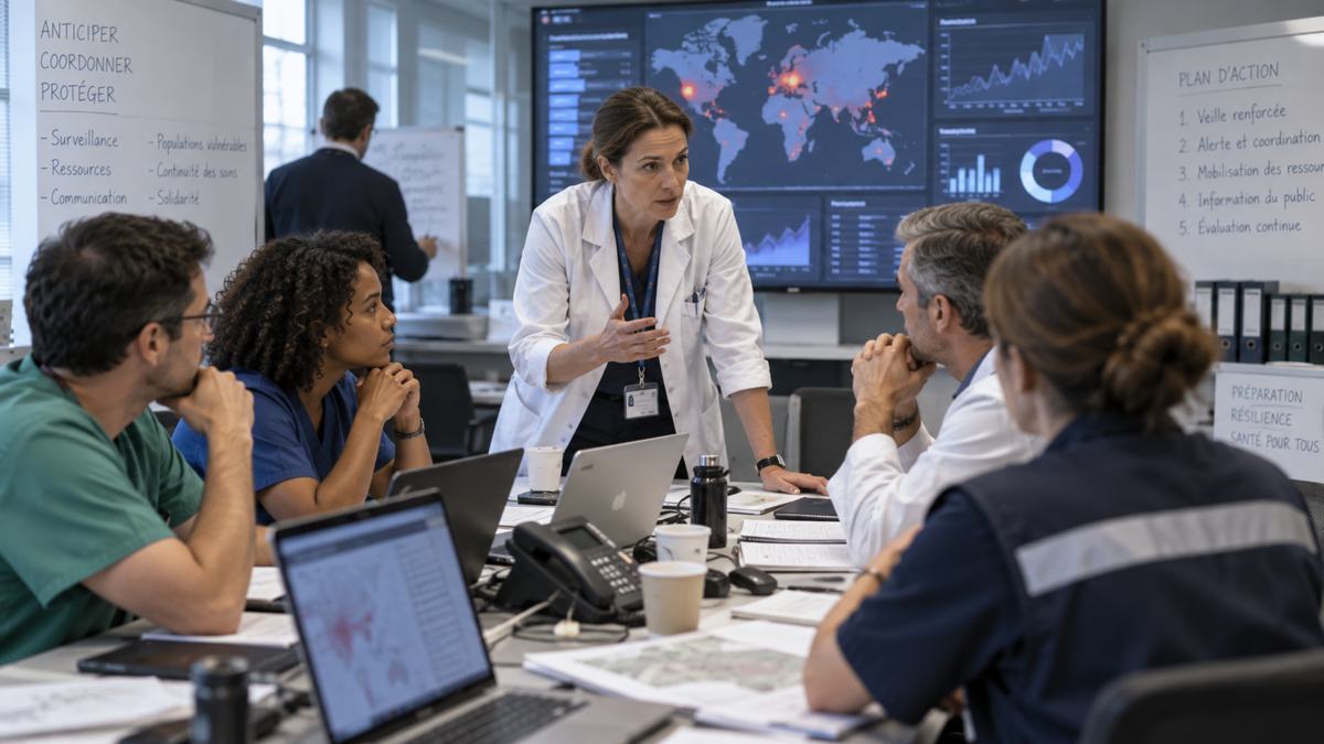 Illustration de l'article : Préparer les futures pandémies : ce que les médecins ont appris du Covid-19